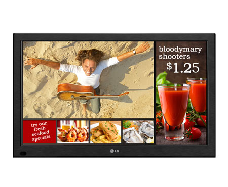 47" lg ez digital signage display package